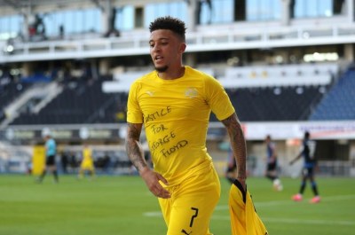 Soccer: Hat-trick hero Sancho wears ‘Justice for George Floyd’ shirt