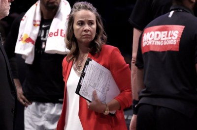 Spurs’ Becky Hammon makes history as first woman to coach NBA game