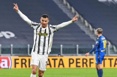 Cristiano Ronaldo scores twice, passes Pele goals mark