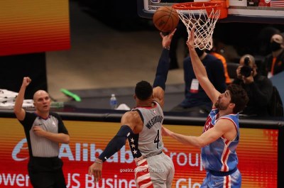 NBA roundup: Russell Westbrook carries Wizards to wild win over Nets