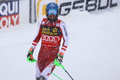 Alpine skiing-Schwarz seals World Cup men’s slalom title, Goggia to return