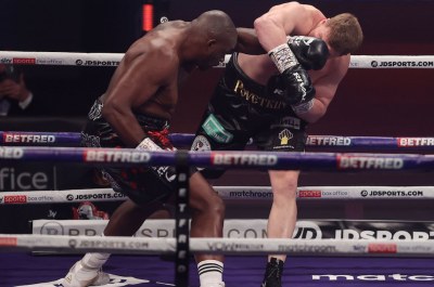 Dillian Whyte knocks out Alexander Povetkin in the fourth round of high-stakes heavyweight rematch