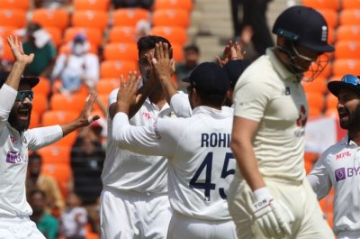 England crumble to series defeat in India with innings loss in fourth Test in Ahmedabad