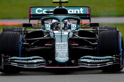 Aston Martin hit the track with 2021 F1 car as Sebastian Vettel makes debut for his new team