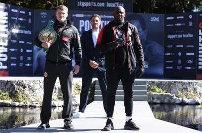 Dillian Whyte says Alexander Povetkin could not disguise his true emotions during an intense face-off